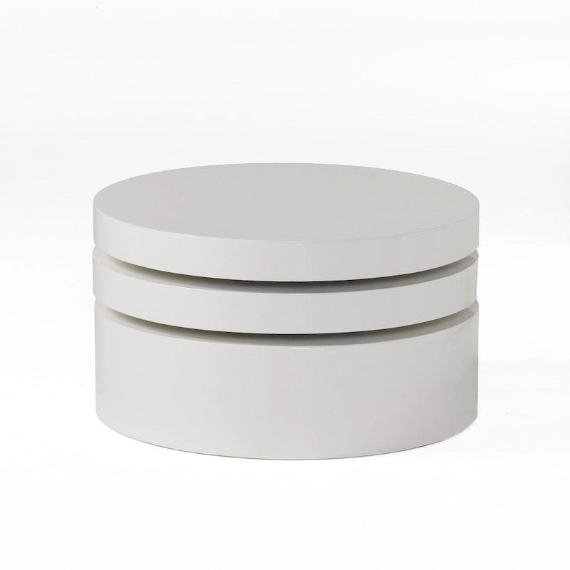 Small Oval Mod Rotatable Coffee Table