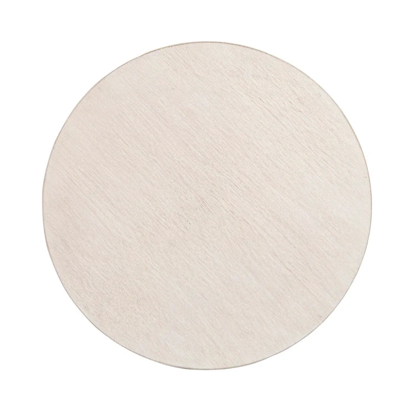 Round X-Base Bayur Wood Coffee Table - 36" x 36" x 18"