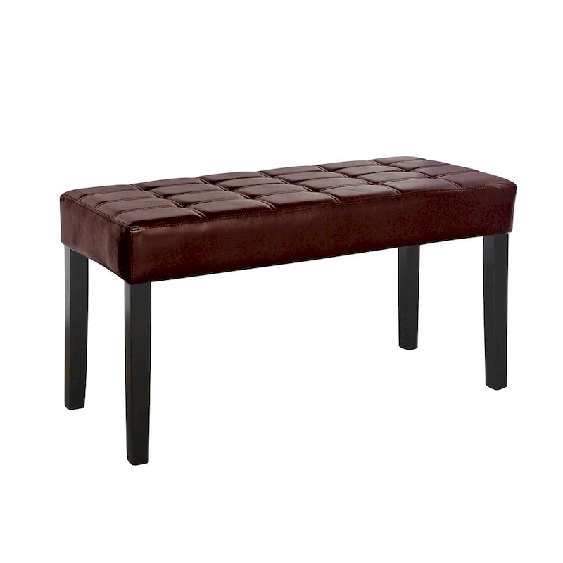 Multipurpose Entryway Bench in Vegan Leather