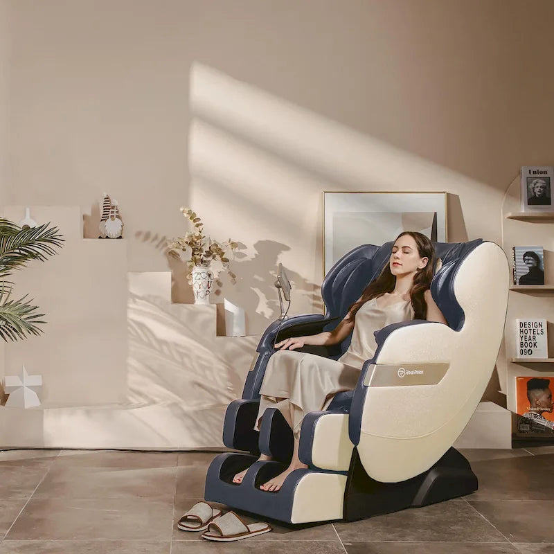 Full Body Massage Chair with LCD Screen, Dual-Core S Track & APP Control