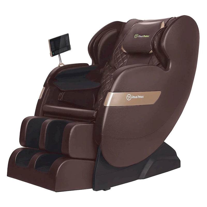 Full Body Massage Chair with LCD Screen, Dual-Core S Track & APP Control