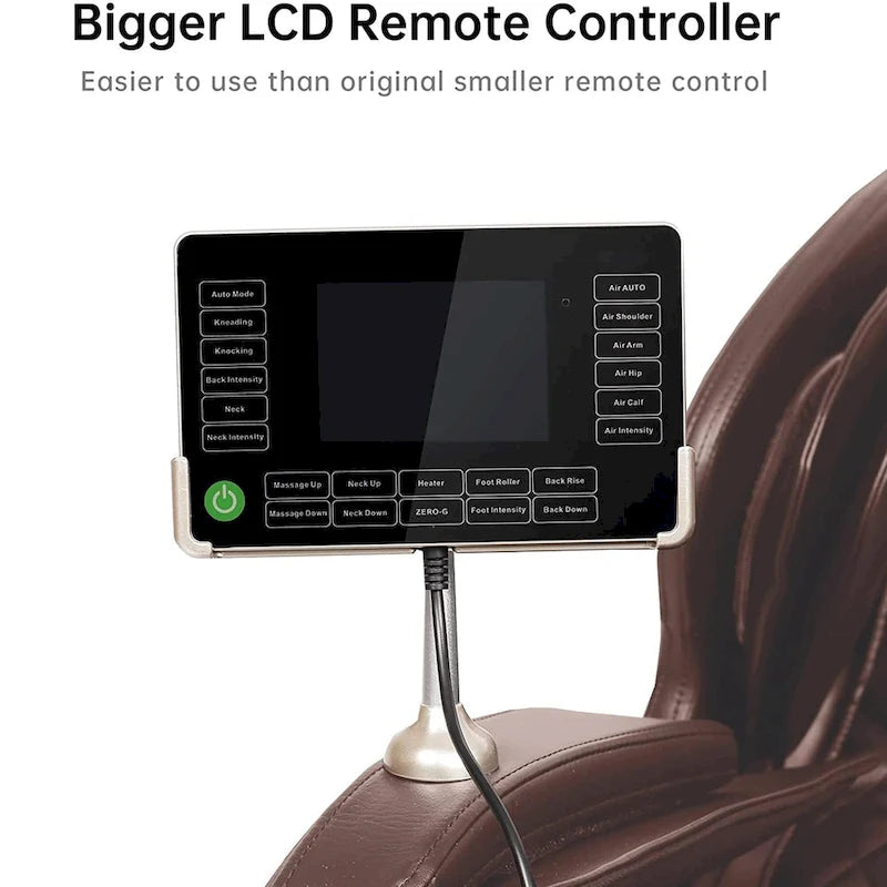 Full Body Massage Chair with LCD Screen, Dual-Core S Track & APP Control