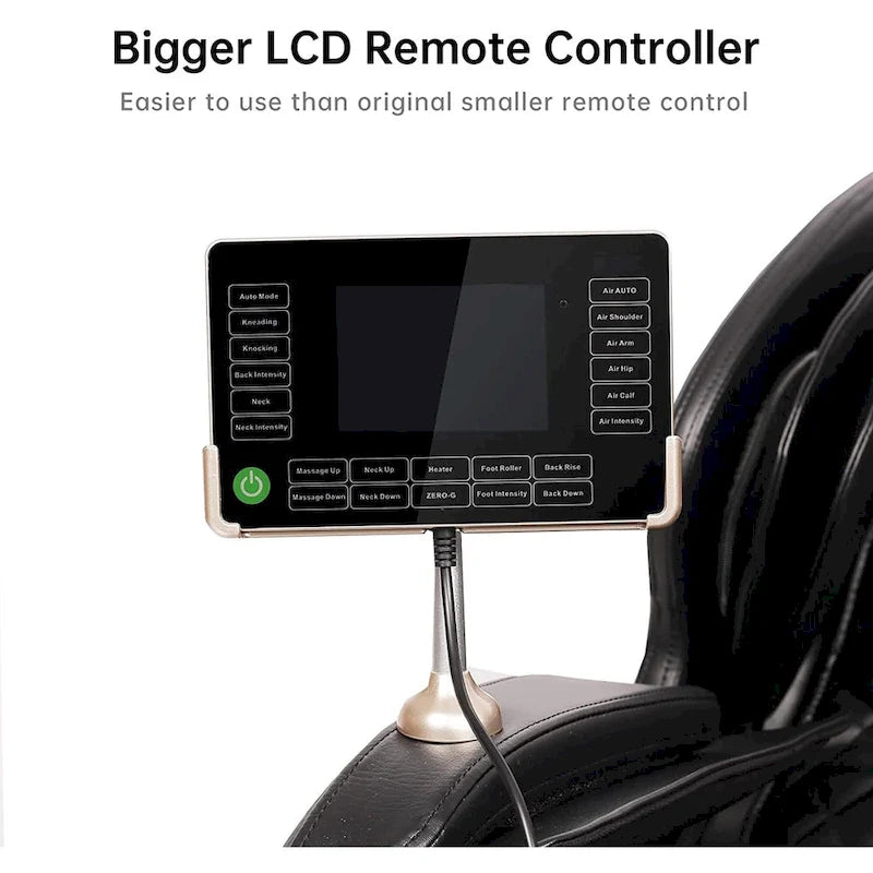 Full Body Massage Chair with LCD Screen, Dual-Core S Track & APP Control