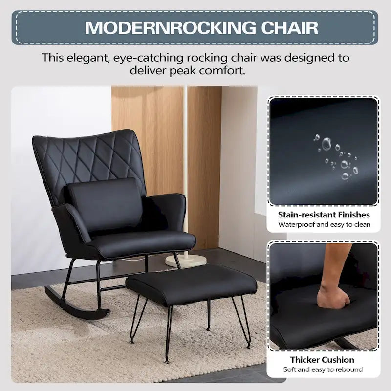 Upholstered Rocking Chair