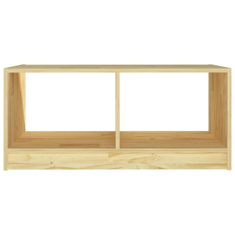 Solid Pinewood Coffee Table - 29.5" x 19.7" x 13.2"