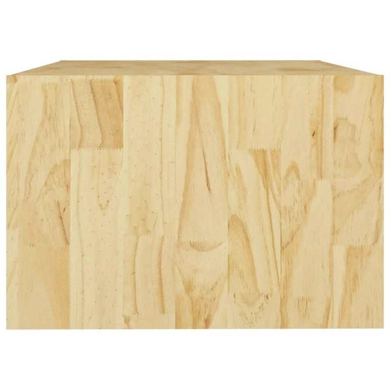 Solid Pinewood Coffee Table - 29.5" x 19.7" x 13.2"