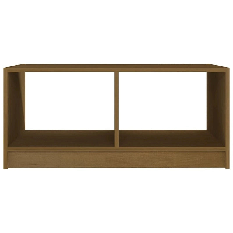 Solid Pinewood Coffee Table - 29.5" x 19.7" x 13.2"