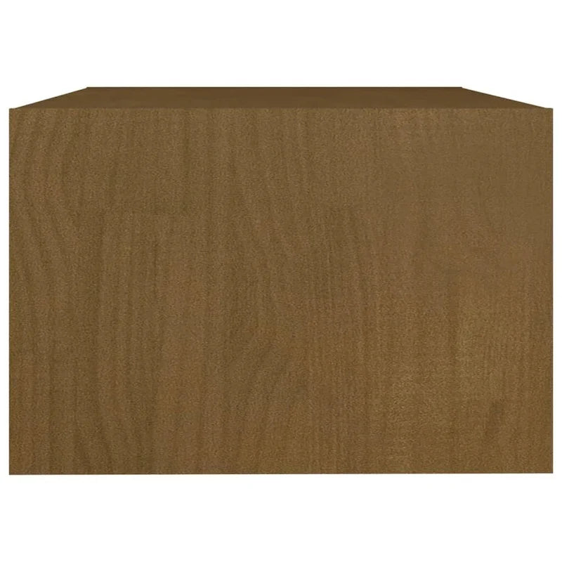 Solid Pinewood Coffee Table - 29.5" x 19.7" x 13.2"