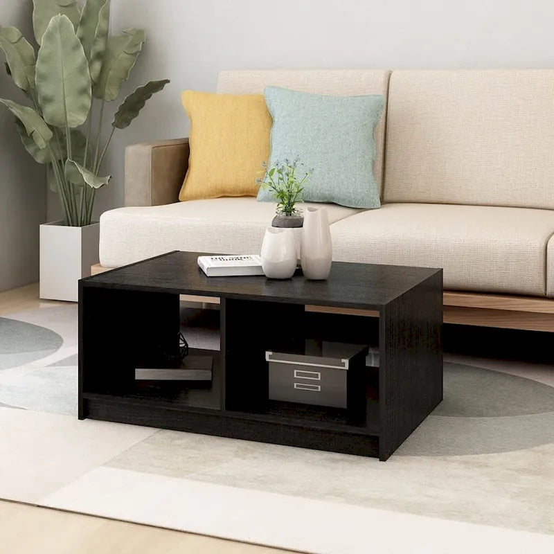 Solid Pinewood Coffee Table - 29.5" x 19.7" x 13.2"