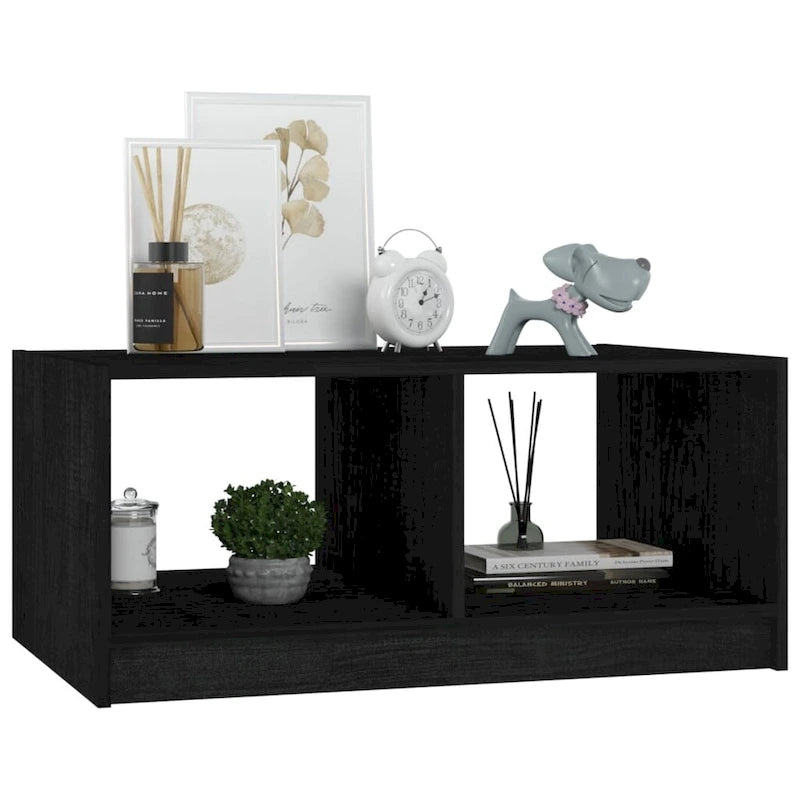 Solid Pinewood Coffee Table - 29.5" x 19.7" x 13.2"