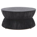 Modern Contemporary Round Coffee Table - 30W x 30L x 14H