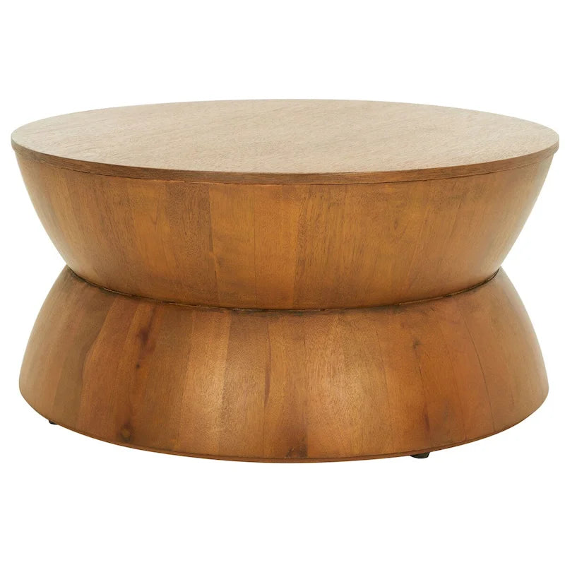 Modern Contemporary Round Coffee Table - 30W x 30L x 14H
