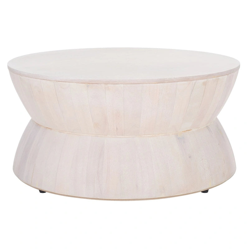 Modern Contemporary Round Coffee Table - 30W x 30L x 14H