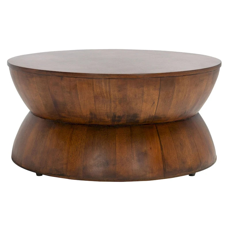 Modern Contemporary Round Coffee Table - 30W x 30L x 14H