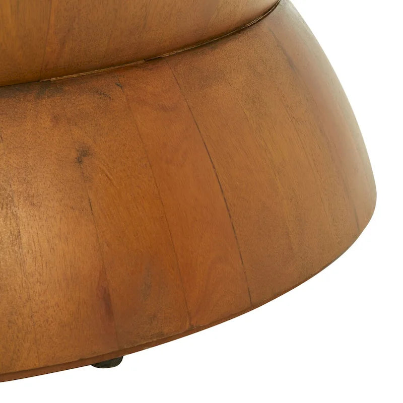 Modern Contemporary Round Coffee Table - 30W x 30L x 14H