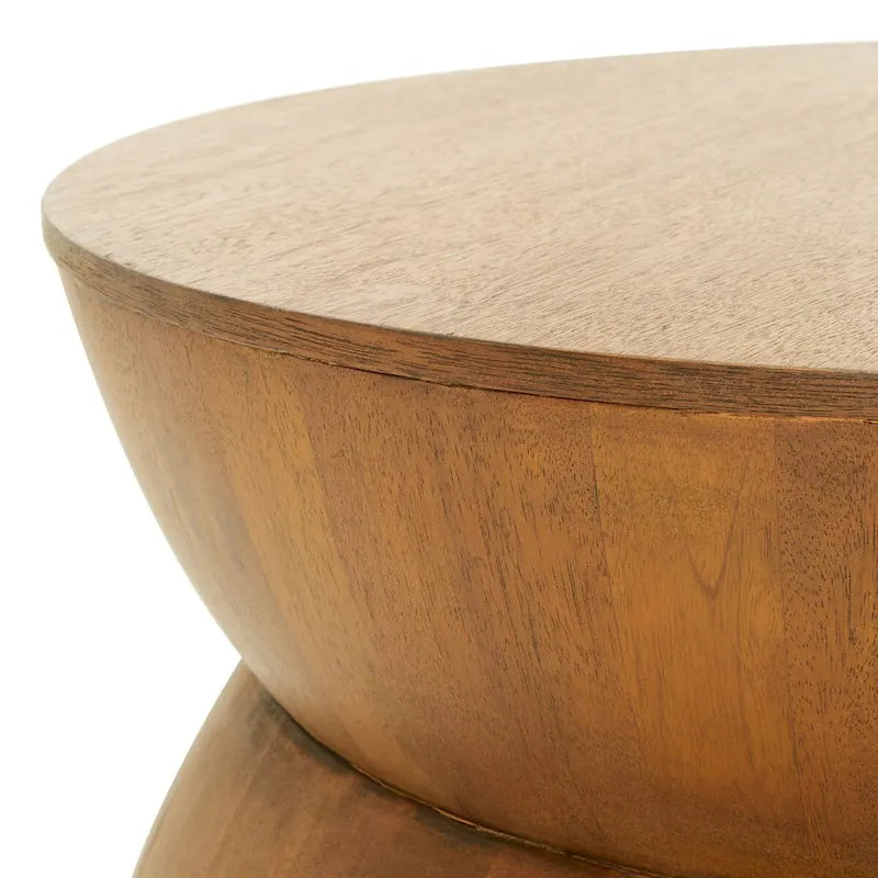 Modern Contemporary Round Coffee Table - 30W x 30L x 14H