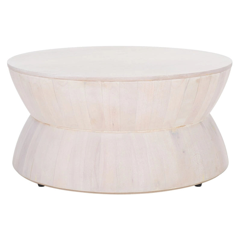 Modern Contemporary Round Coffee Table - 30W x 30L x 14H