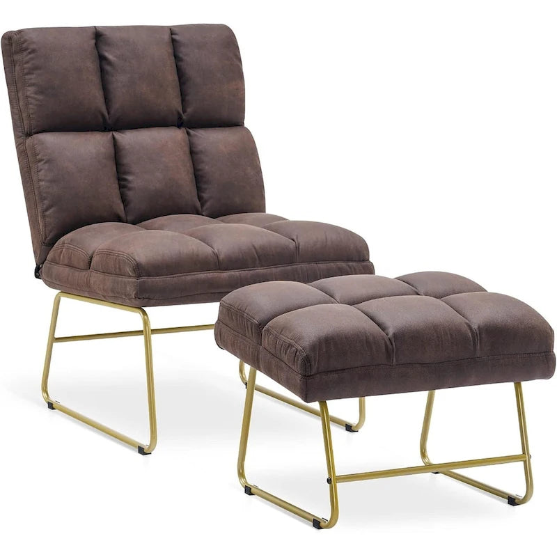 Accent Chair with Ottoman - Lounge Chair