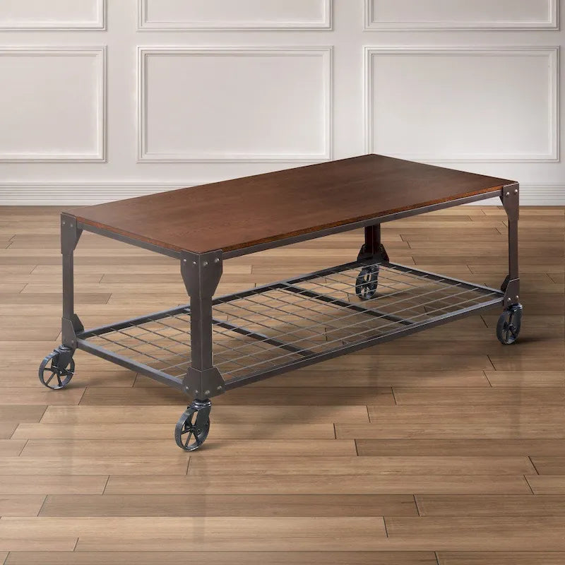 48-inch Casters Coffee Table