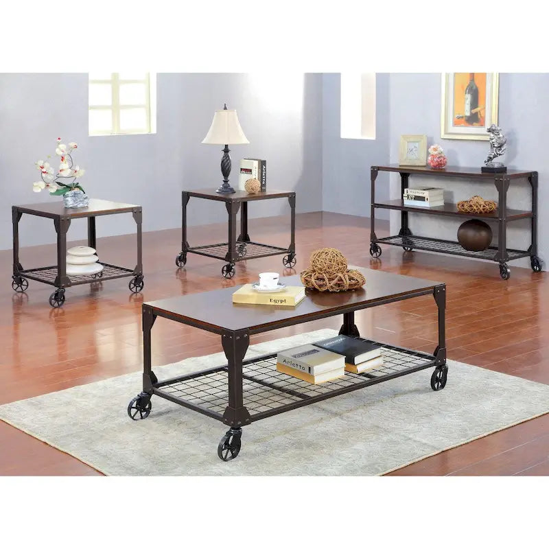 48-inch Casters Coffee Table