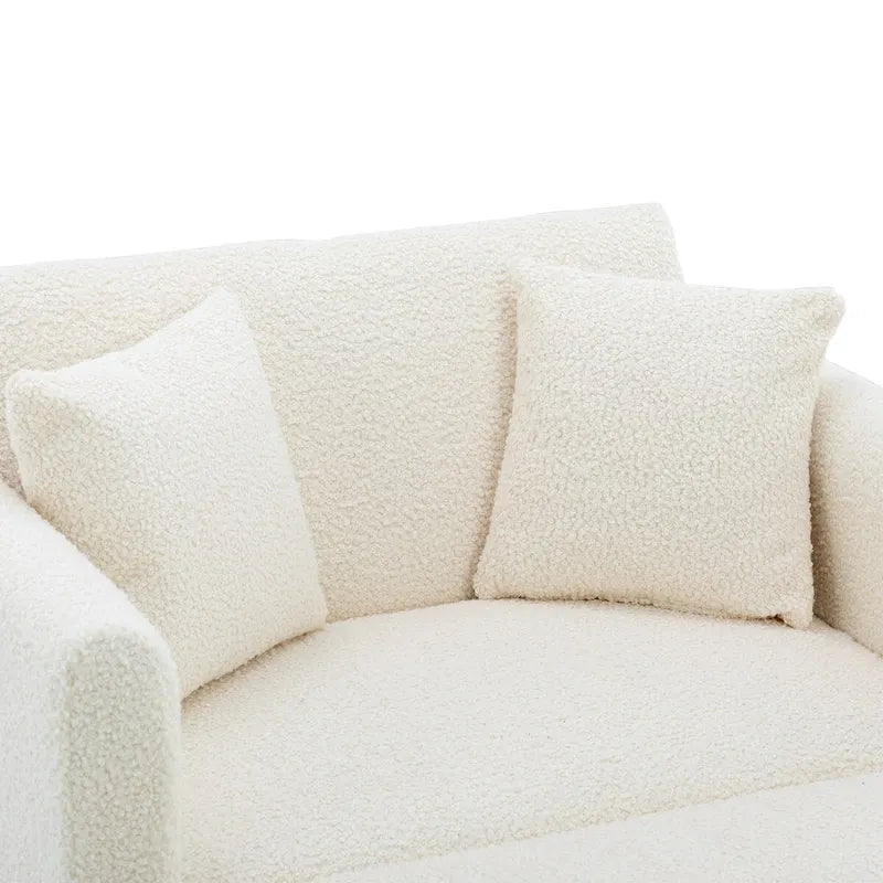 Chaise Lounge Chair Indoor, 2 in 1 Velvet Convertible Sleeper Chair with Ottoman