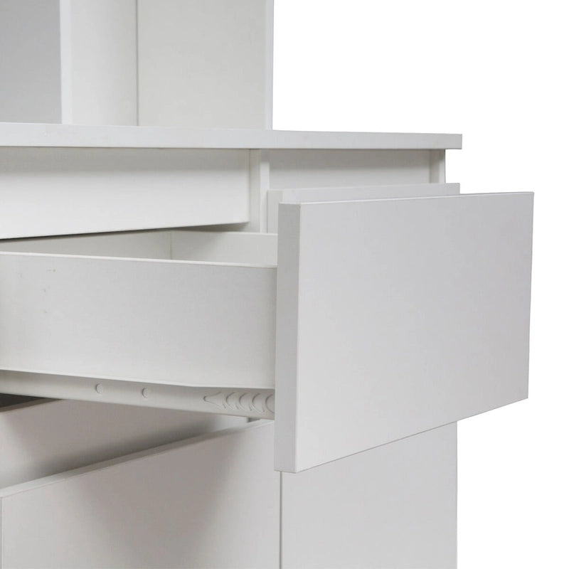 Freestanding Kitchen Storage Cabinet with Hutch